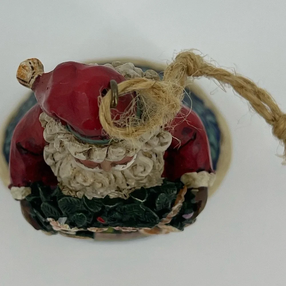 Jim Shore‎ Seaside Greetings Santa Claus Hanging Ornament 2009 #4014283 NWOB